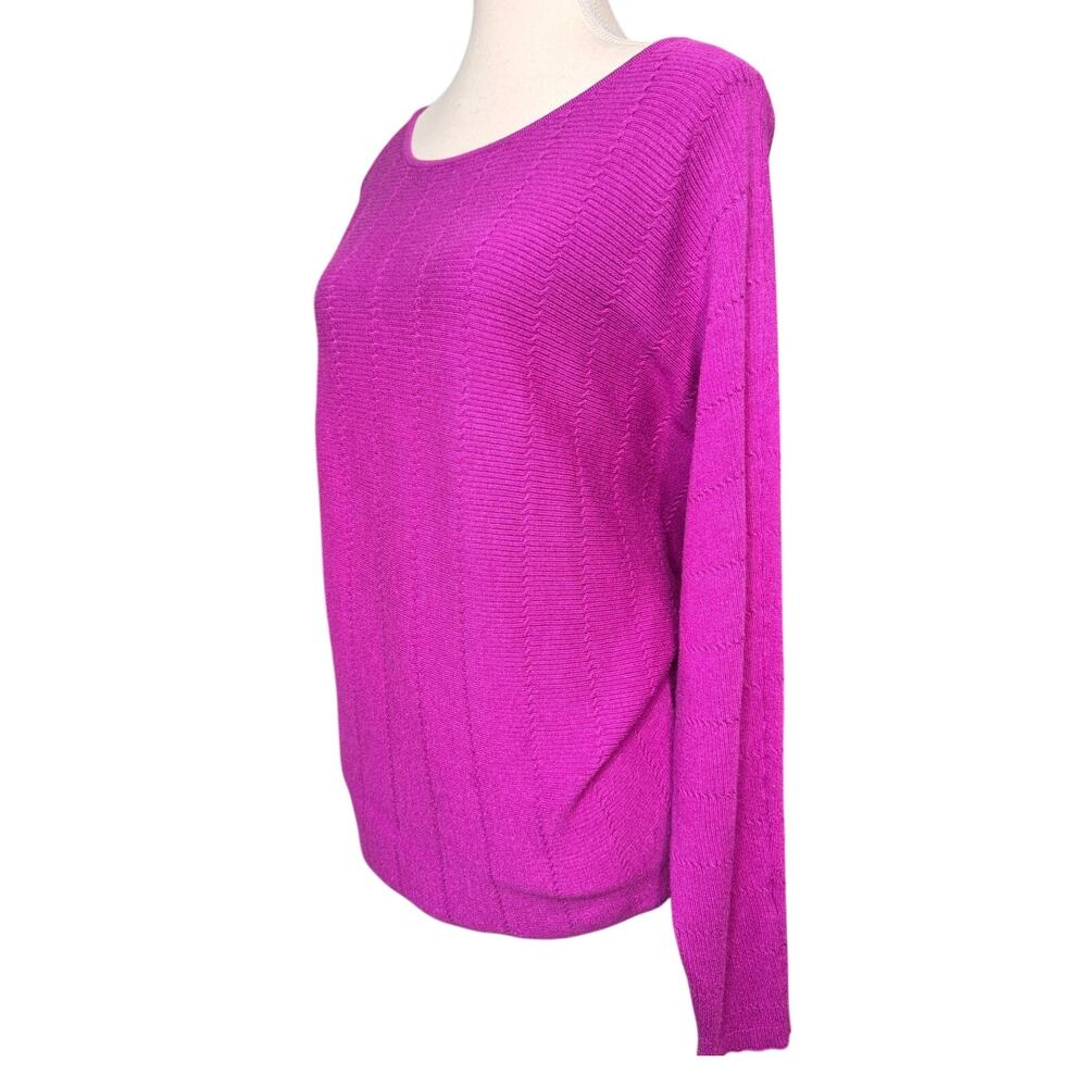 Cyrus Sweater Womens Large Purple Long Sleeve Pullover Cozy Cottage Comfortable - Picture 4 of 7